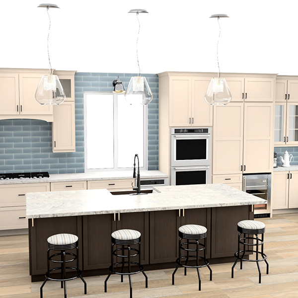 white cabinets in kitchen